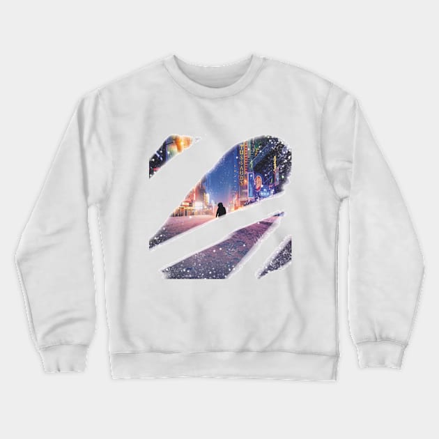 Times Square Crewneck Sweatshirt by MegaStore